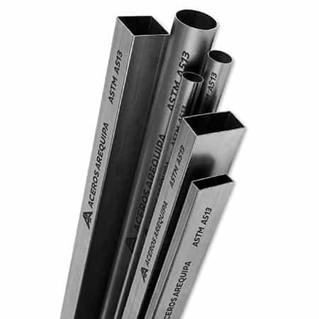 Tubo rectangular metálico referencial